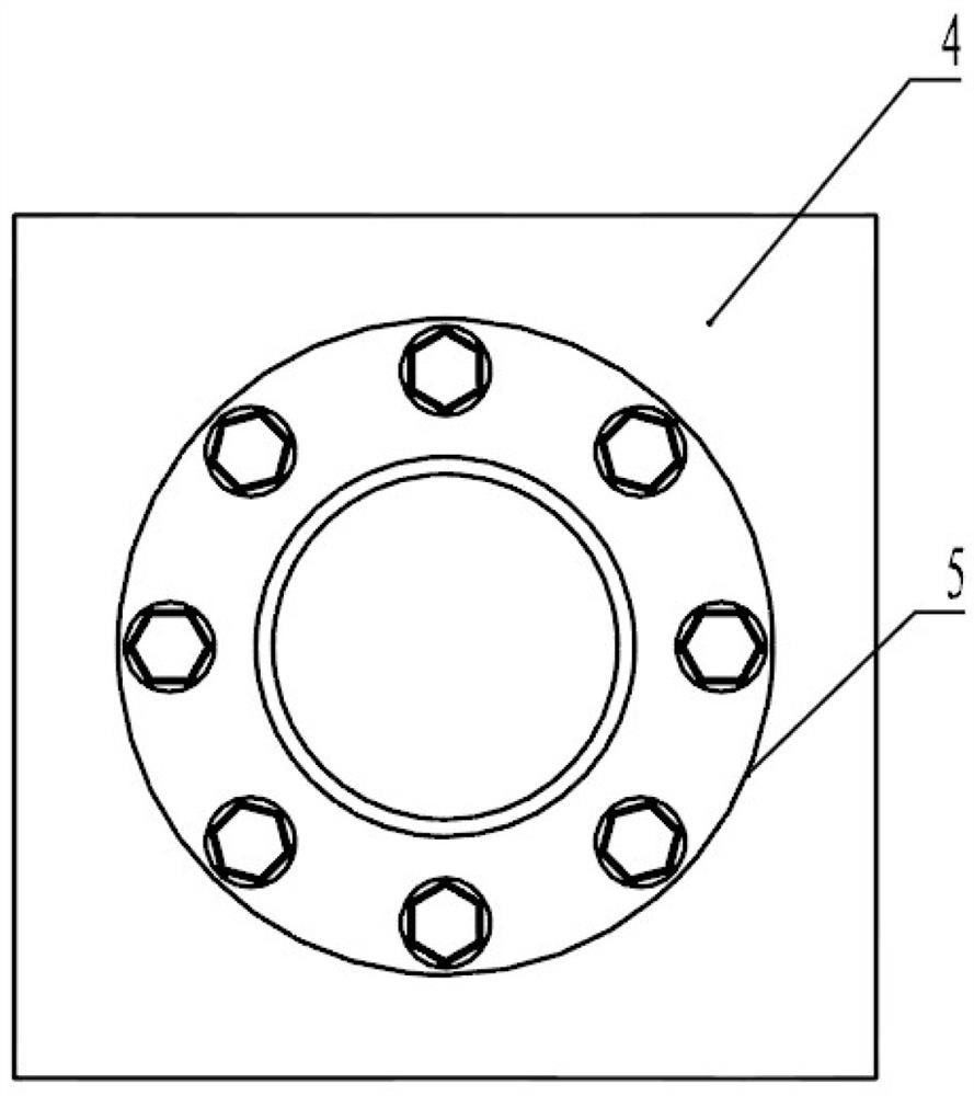 Cabin penetrating pipeline structure