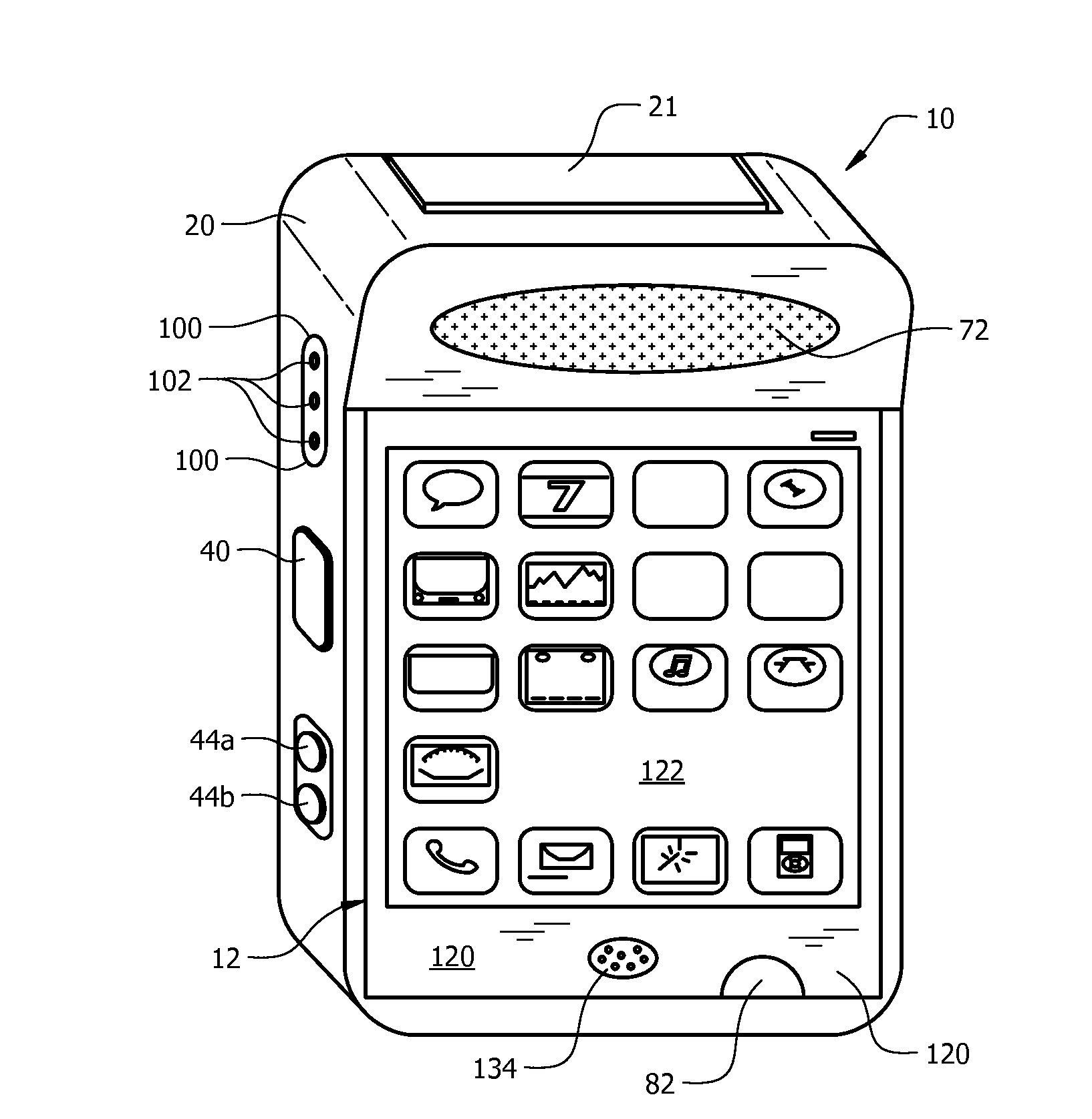 Adapters for facilitating half-duplex wireless communications in portable electronic communications devices, and systems comprising same