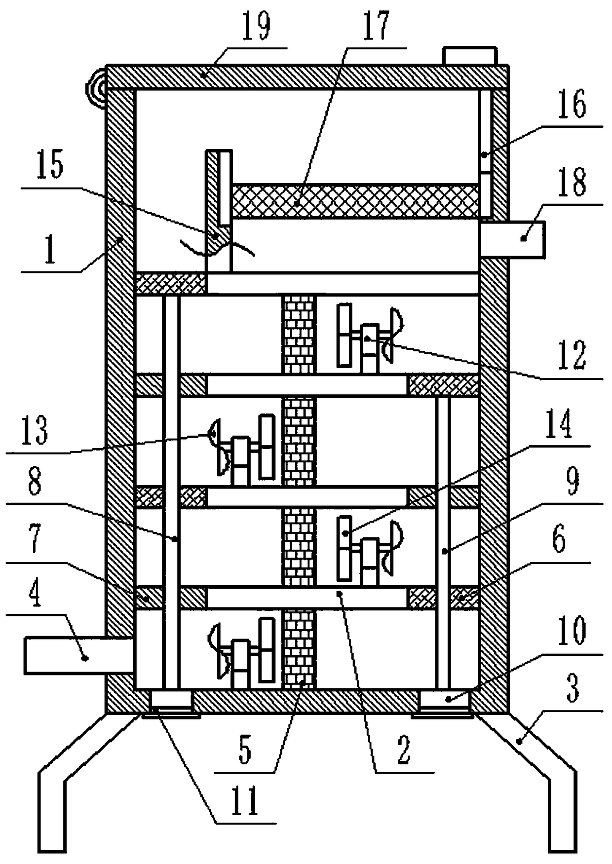 High-efficiency multi-layer electrostatic precipitator