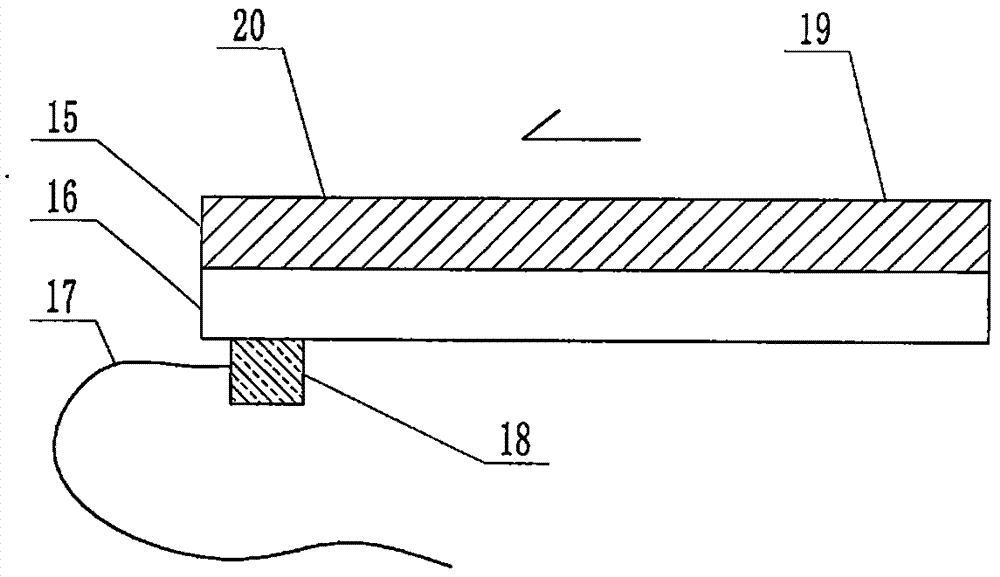 Cheap micro-fluidic device used for diagnosis of AIDS and transmitting liquid flow in novel manner