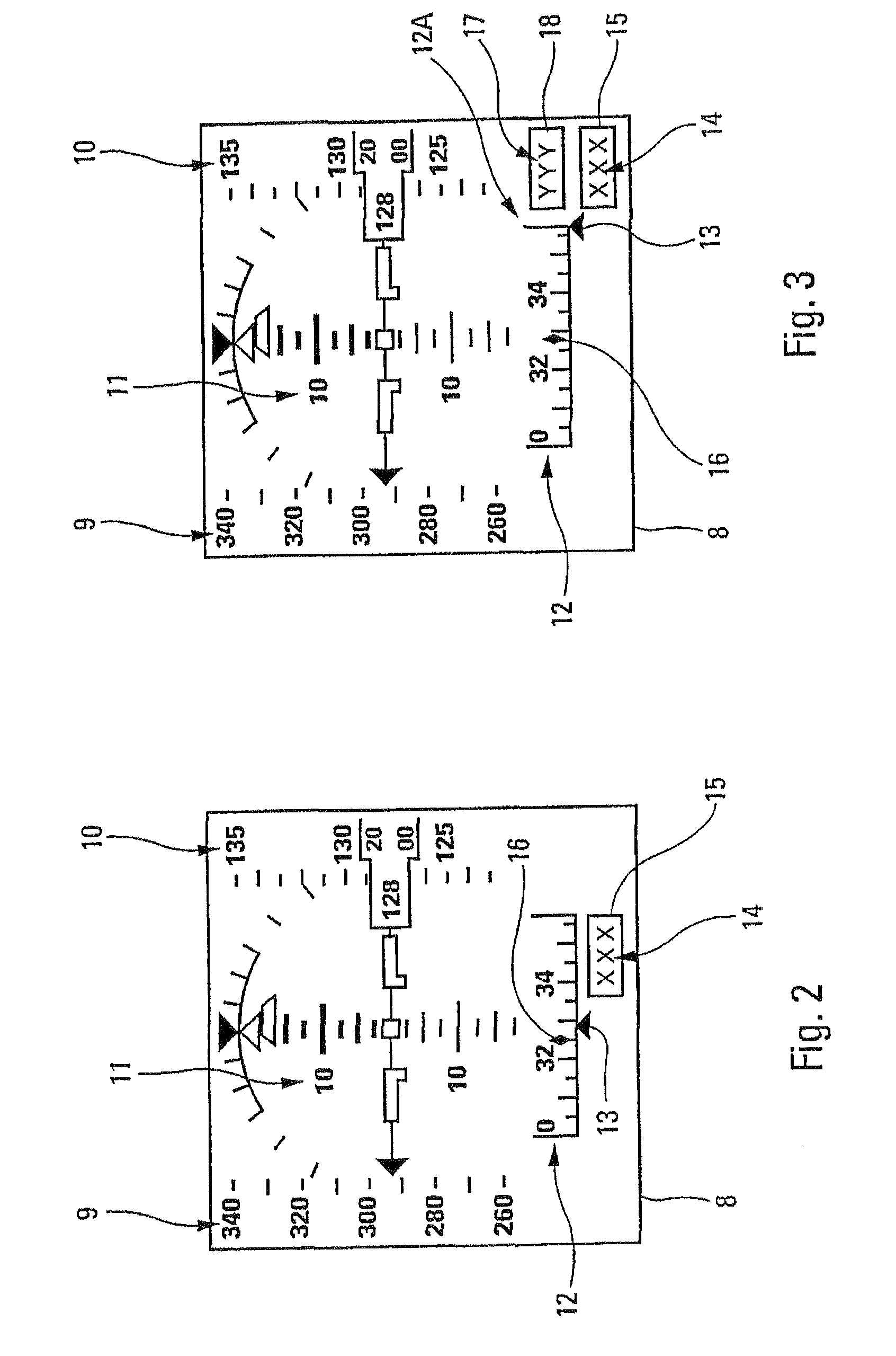 Aircraft standby display device