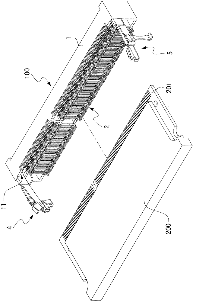 Card edge connector and manufacturing method thereof