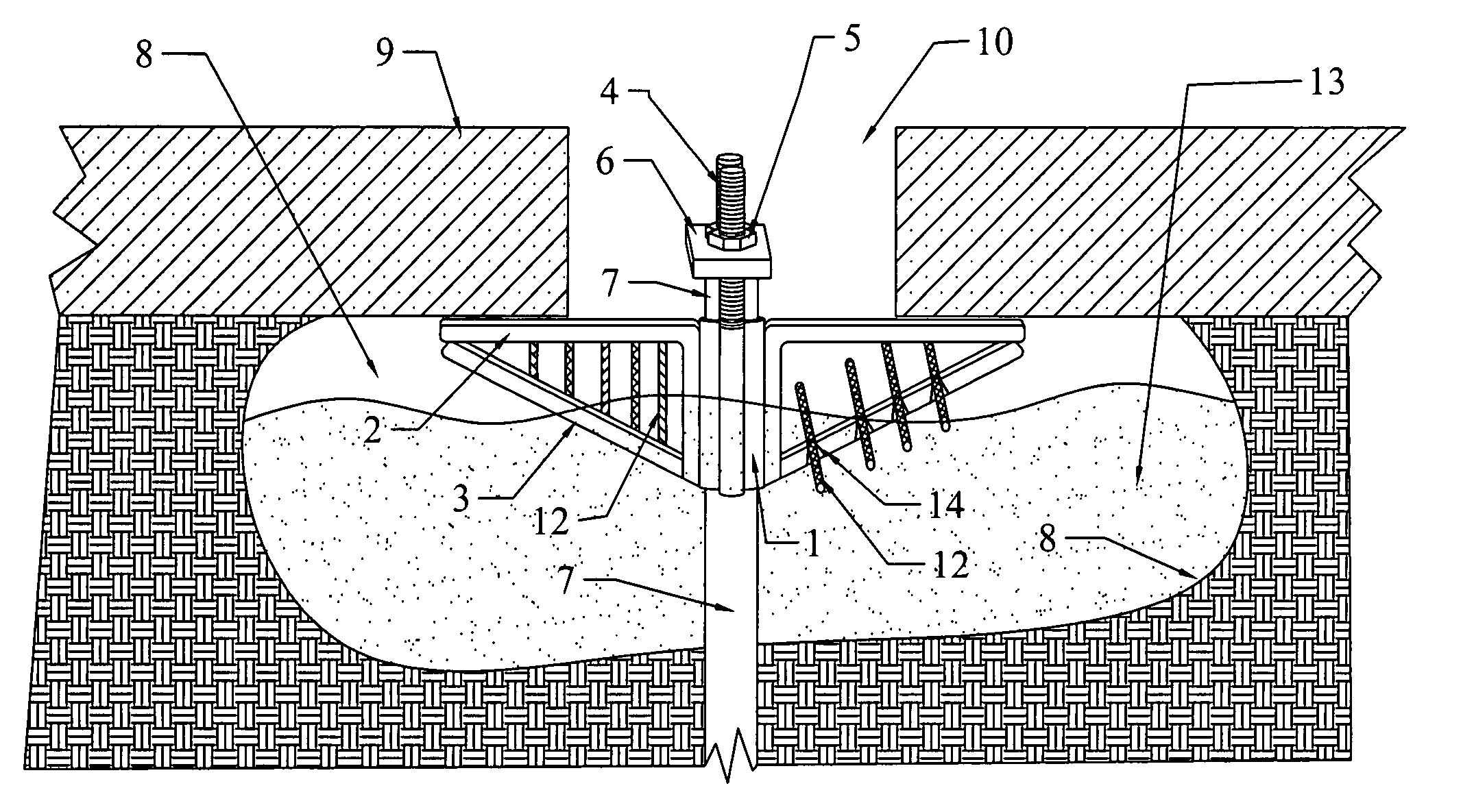 Method and apparatus for lifting and stabilizing subsided slabs, flatwork and foundations of buildings