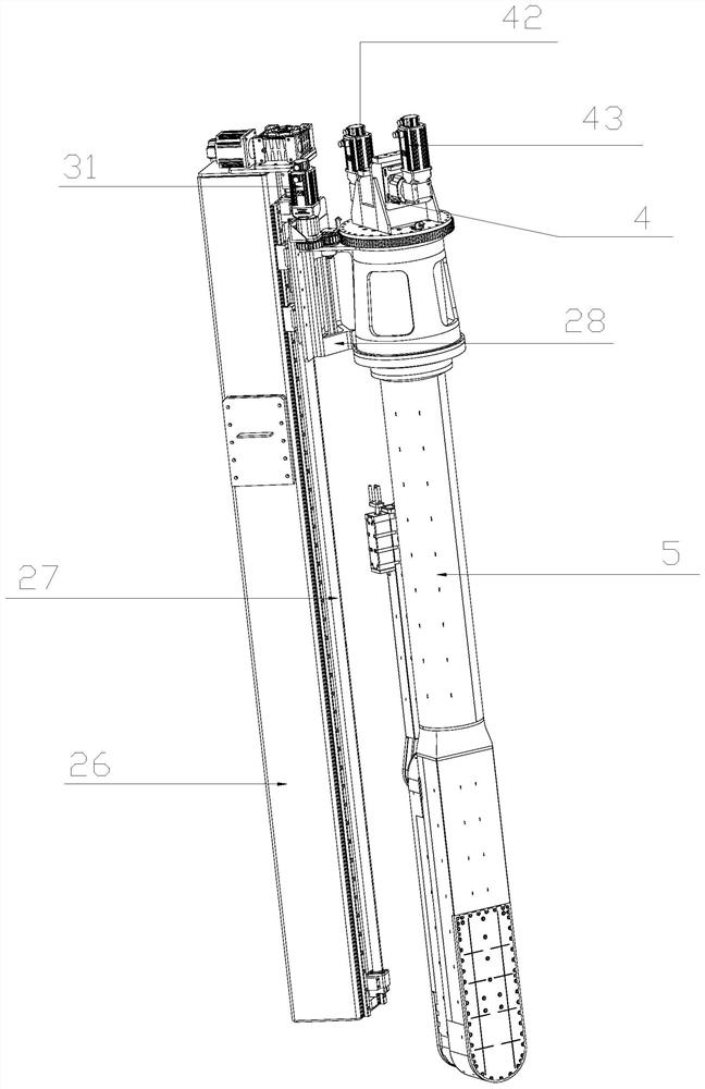 Transmission structure of multi-arm manipulator