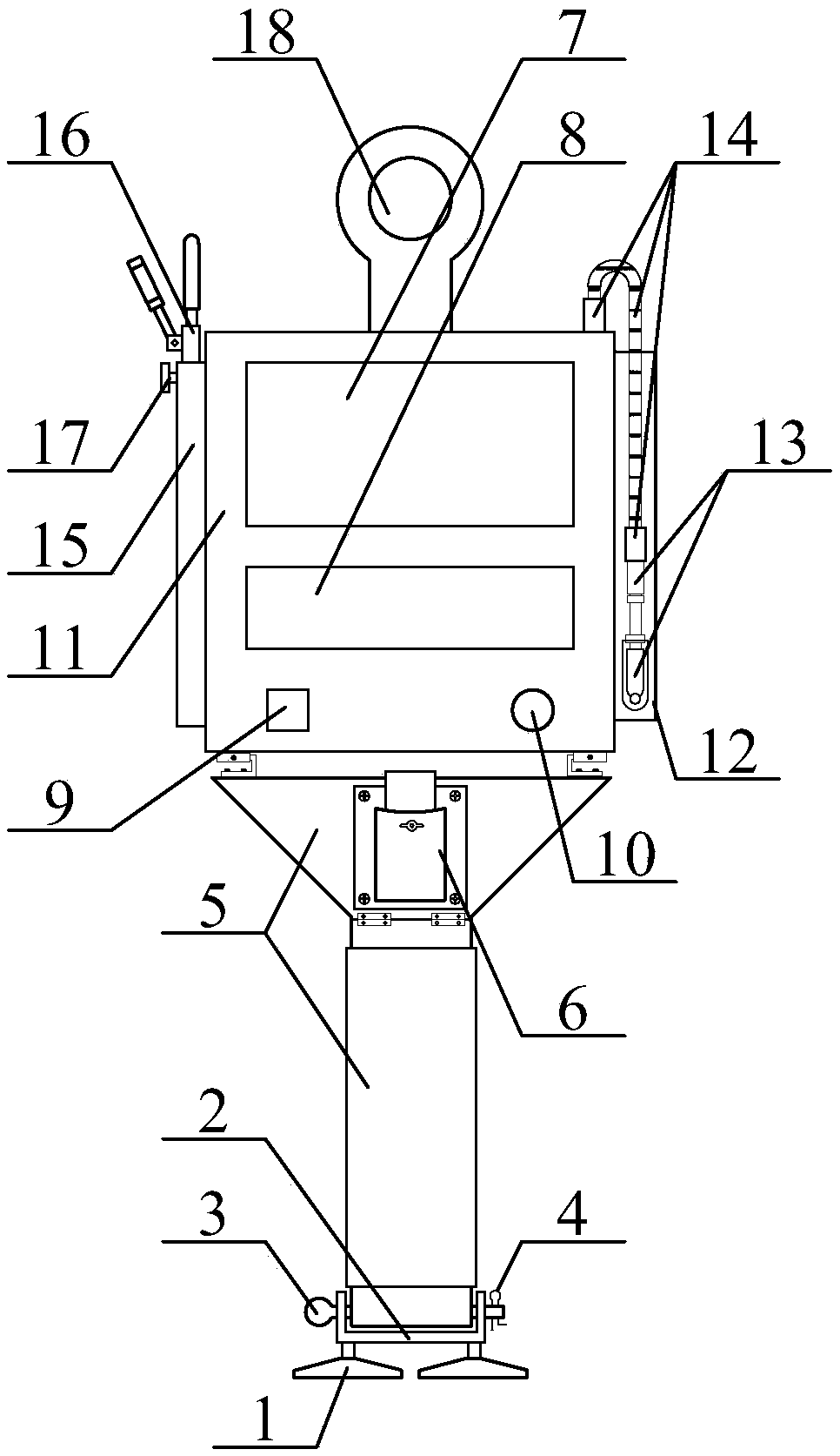 Microorganism detecting device