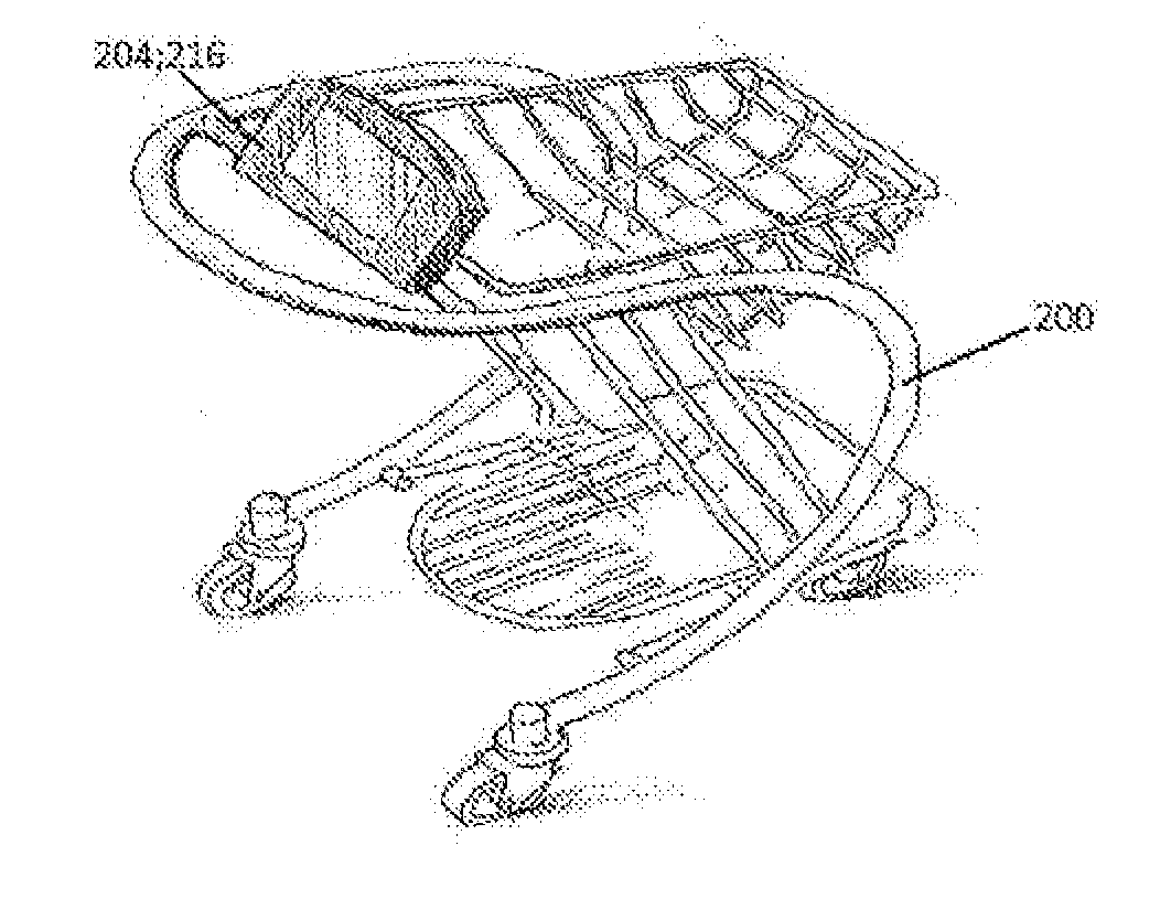 Method and hand luggage trolley for facilitating a flow of passengers in an airport terminal