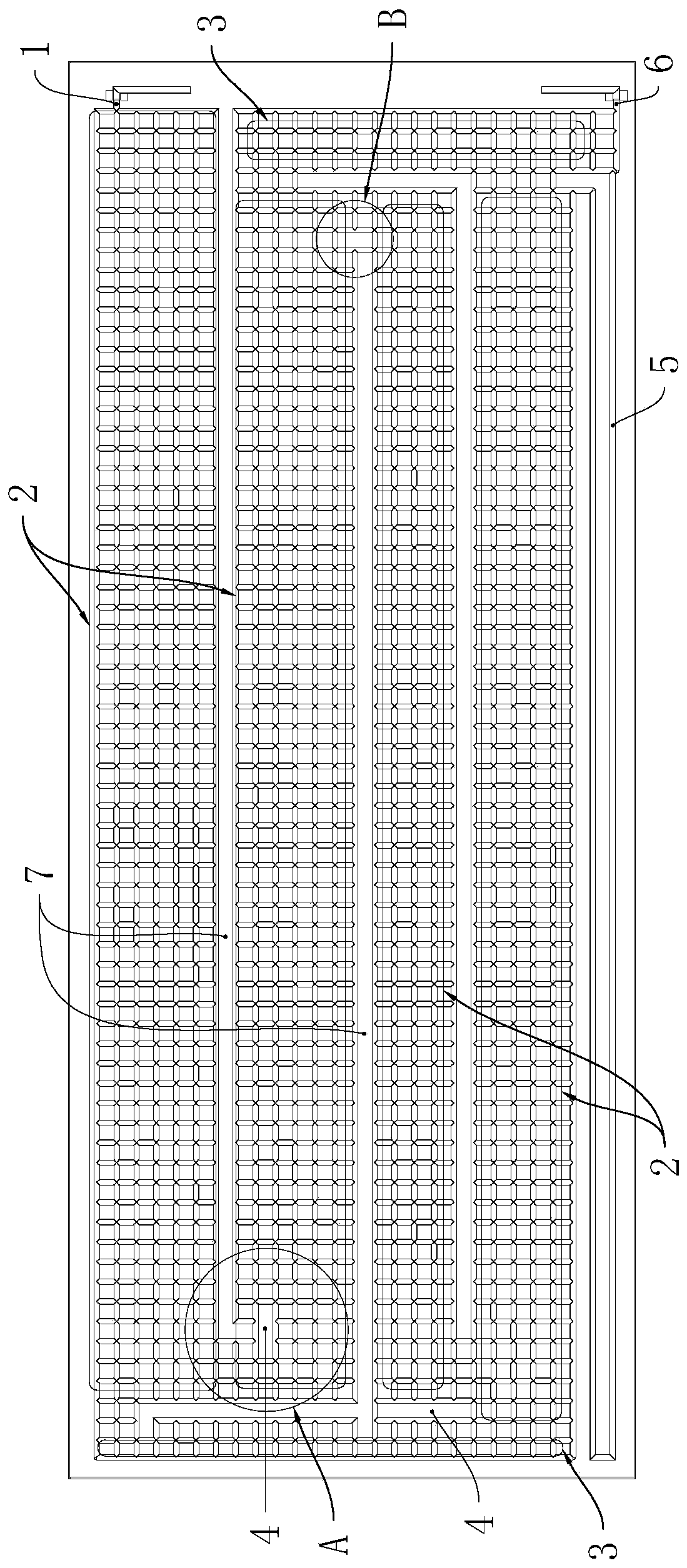 Heat collecting plate with high energy efficiency ratio and stable work