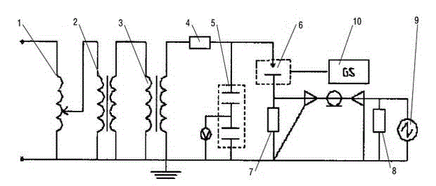 SF6 local discharge decomposing device with micro-water injector and experiment method