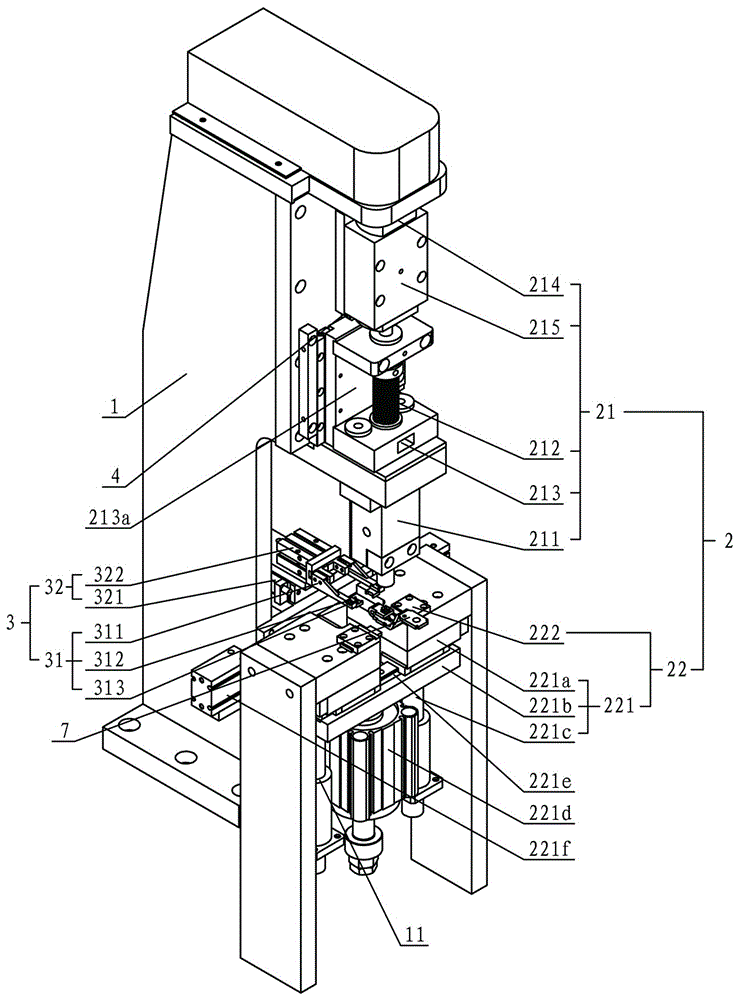 Servo welding head assembly