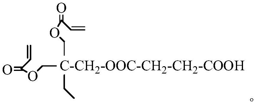 EB-cured PUA textile sizing agent and preparation method and application thereof