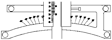 A rail head profile measuring instrument