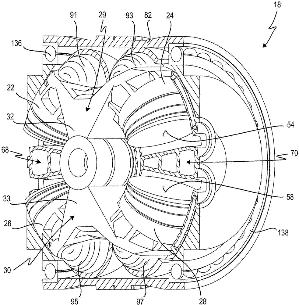 Assembly, in particular internal combustion engine or compressor