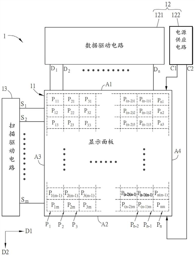 Micro light emitting diode display device