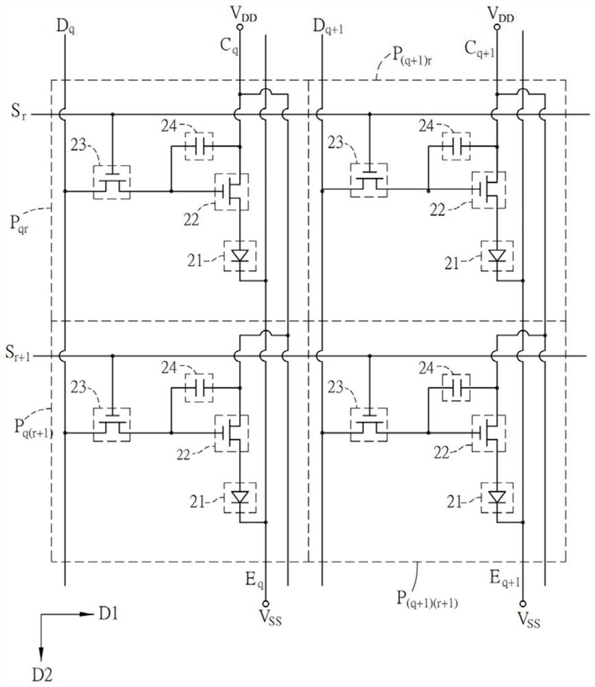 Micro light emitting diode display device