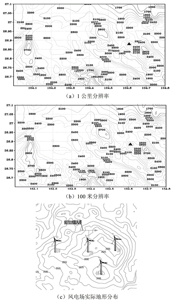 A Wind Speed ​​Prediction Method for Complex Terrain Wind Farm Based on Fine Boundary Layer Model