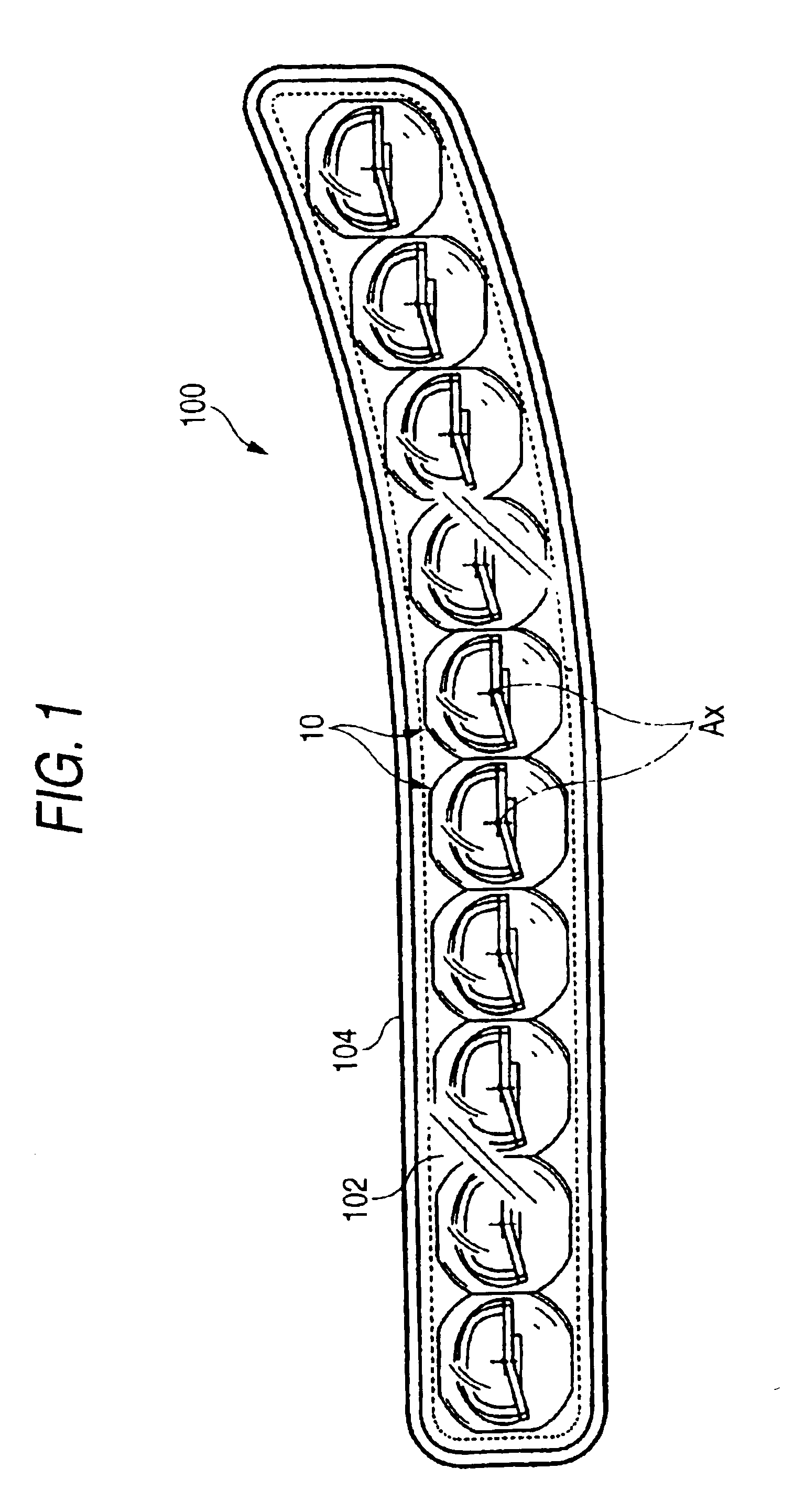 Light source unit having orthogonally disposed semiconductor light emitter