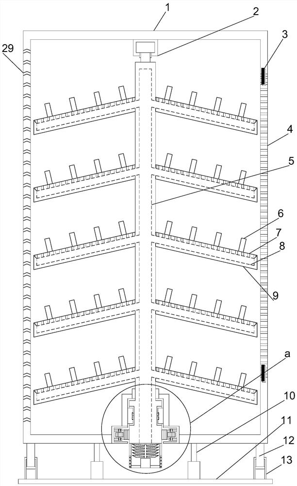 A high-efficiency heat dissipation power distribution cabinet