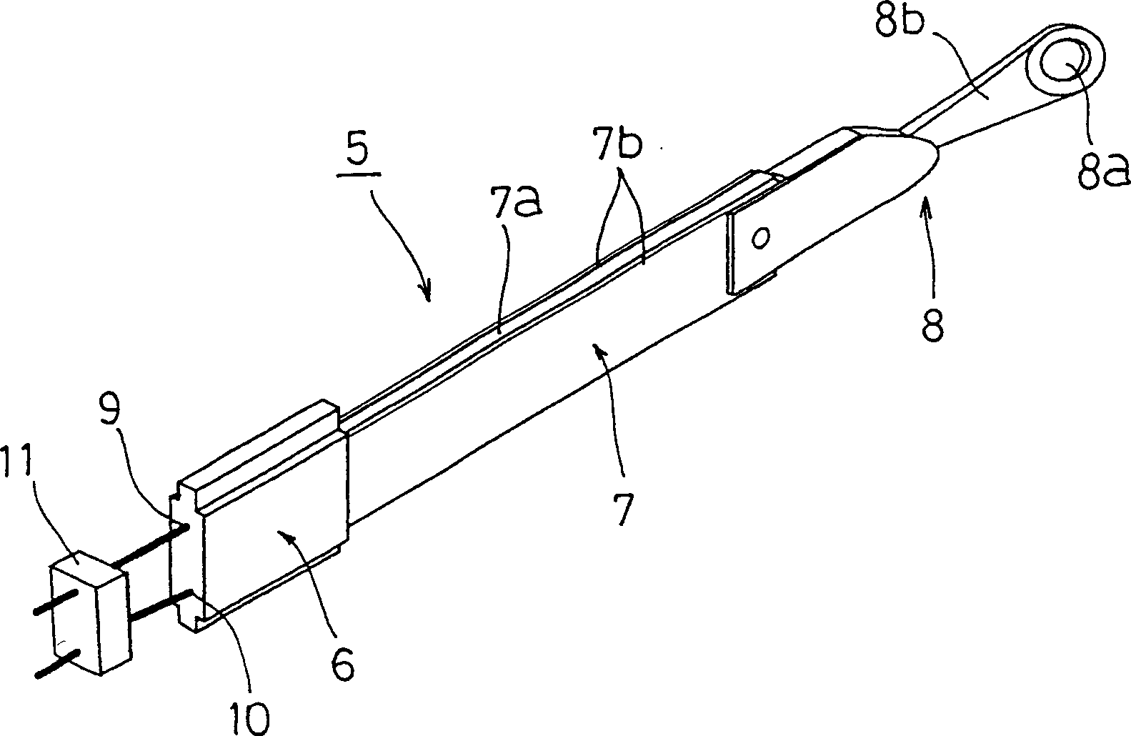 Jacquard device of warp knitting machine