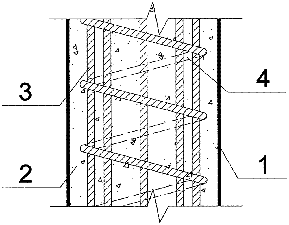 Pre-stress FRP bush-FRP rib sea sand seawater expansion concrete combination column