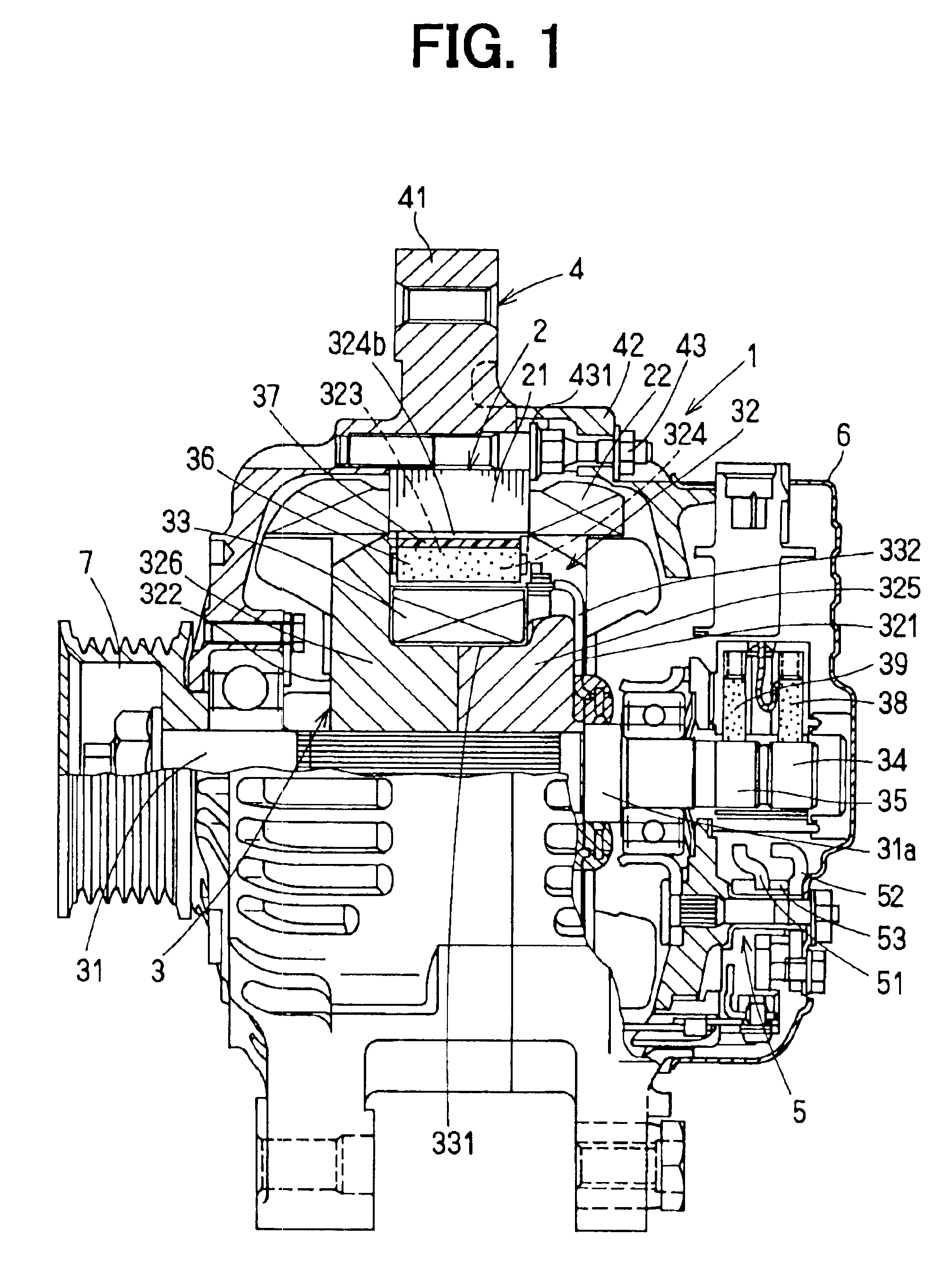 Rotating electric machine