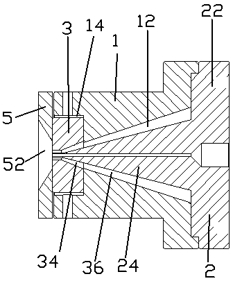 Single-layer plastic pipe extrusion fine adjustment die