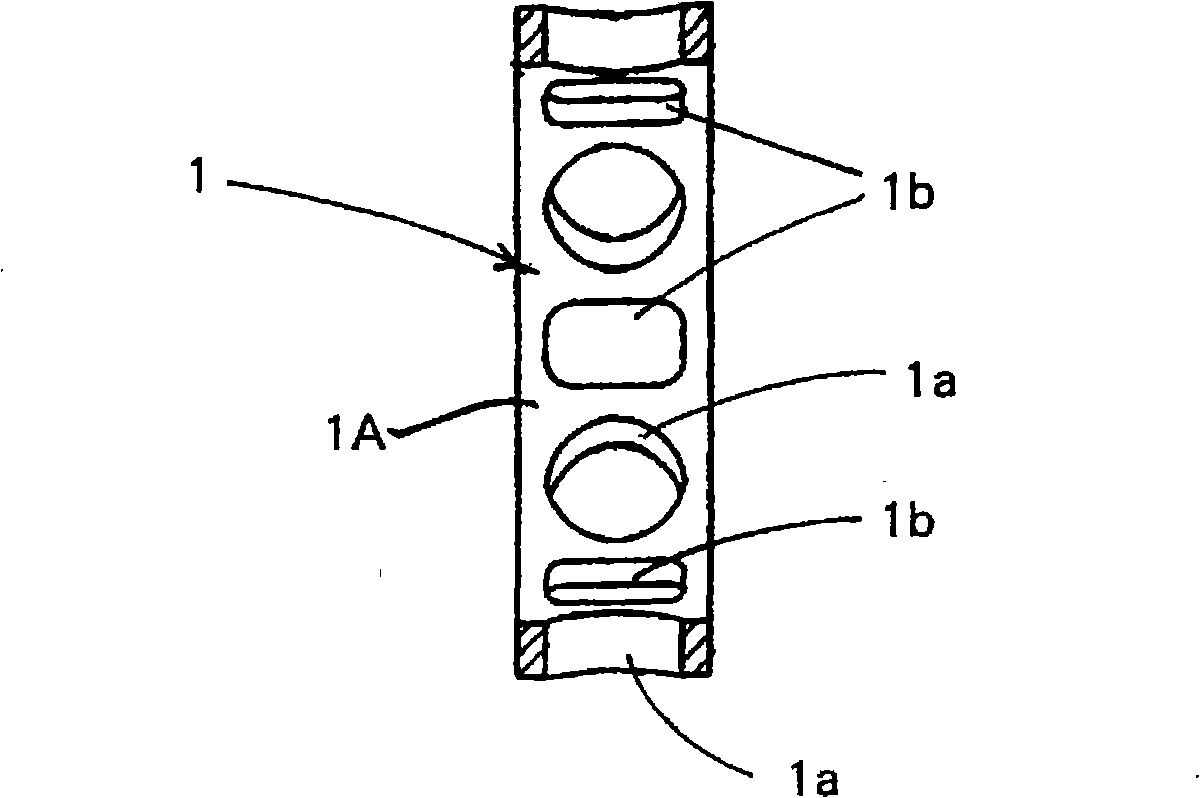 Retainer of ball bearing