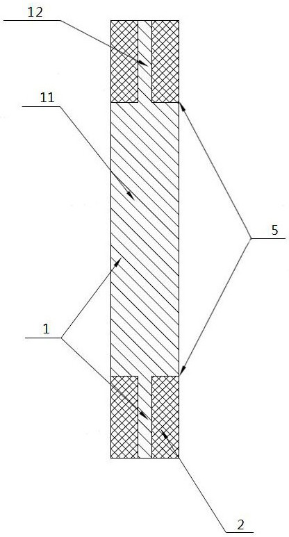 A vanadium battery splicing conductive plastic bipolar plate