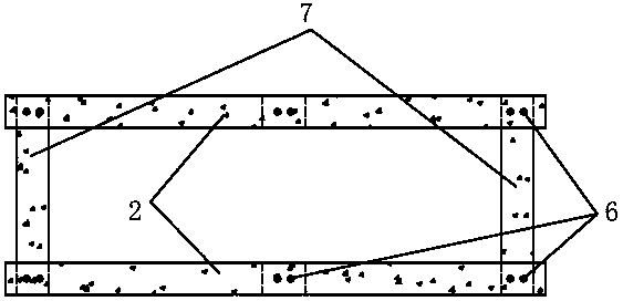 A kind of support method of semi-closed reinforced concrete segment in deep coal mine