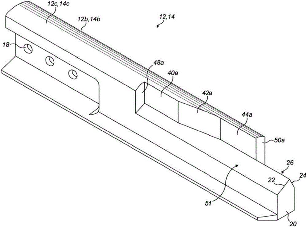 Railway points, railway points operating apparatus and railway track crossing