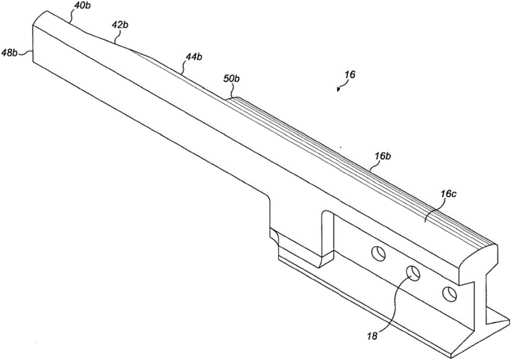 Railway points, railway points operating apparatus and railway track crossing