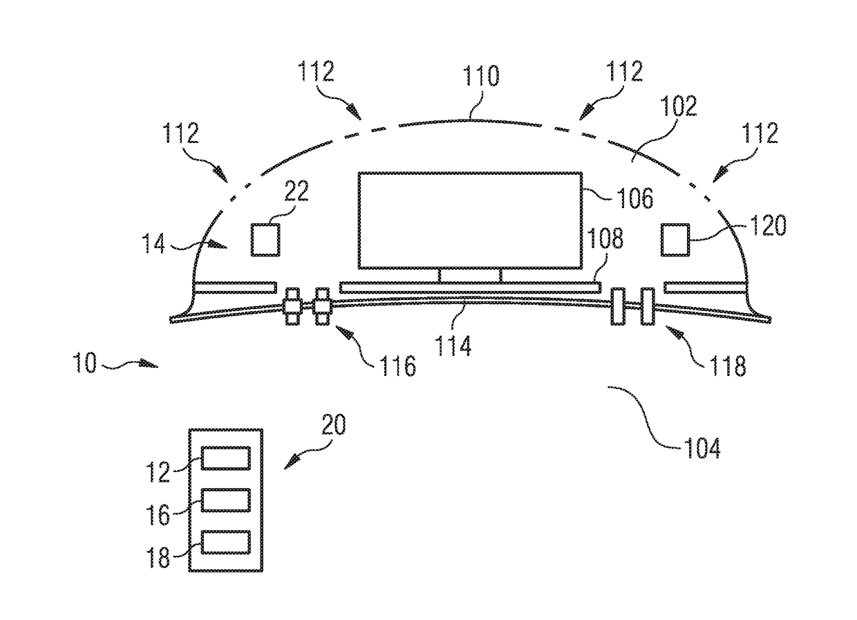 Method and system for detecting damage to components of an aircraft