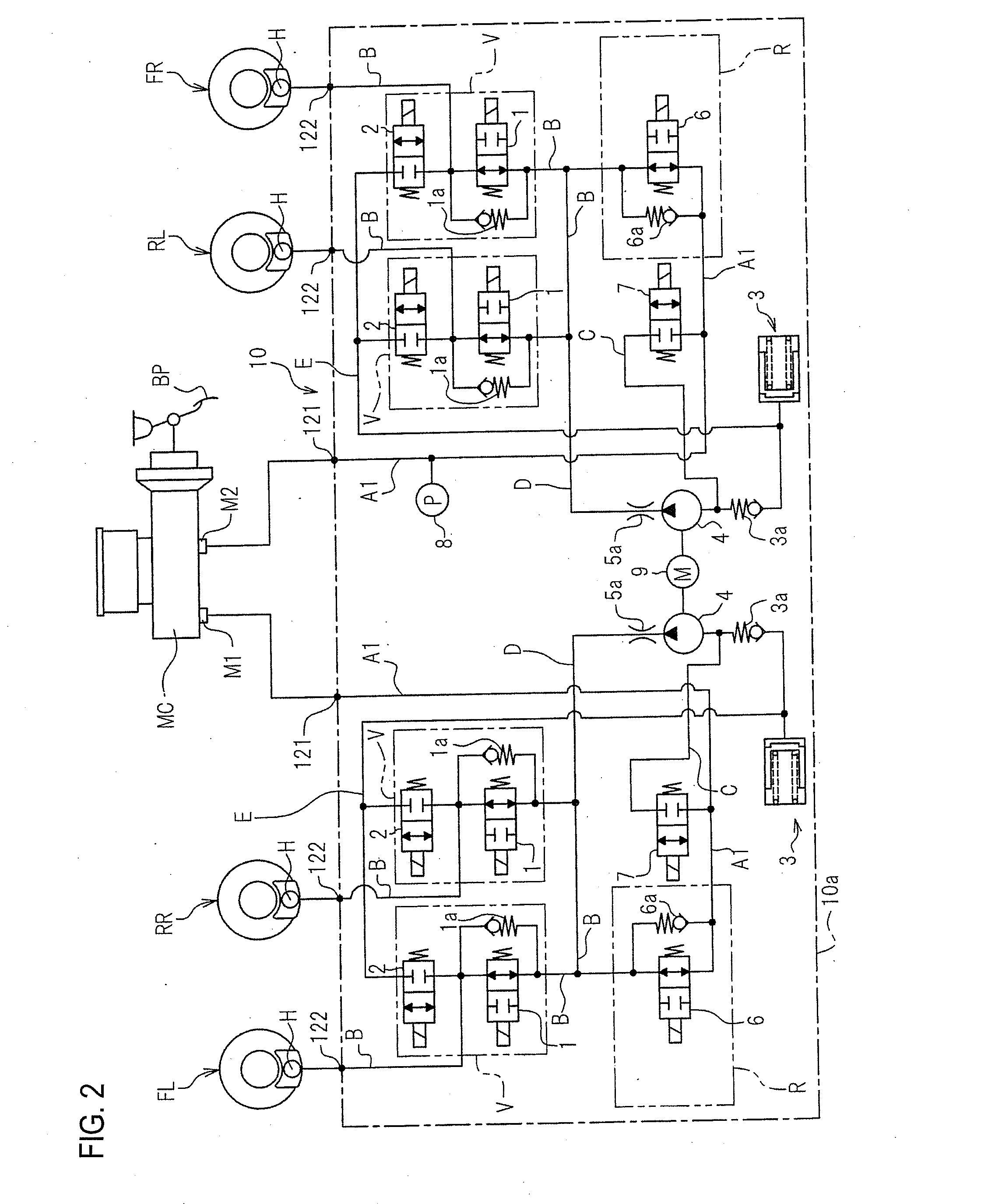 Motor control device and vehicle brake hydraulic pressure control apparatus