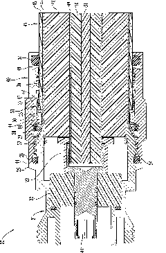 Coaxial cable connector having jacket gripping ferrule and associated methods