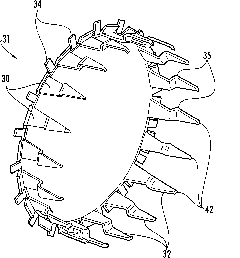 Coaxial cable connector having jacket gripping ferrule and associated methods