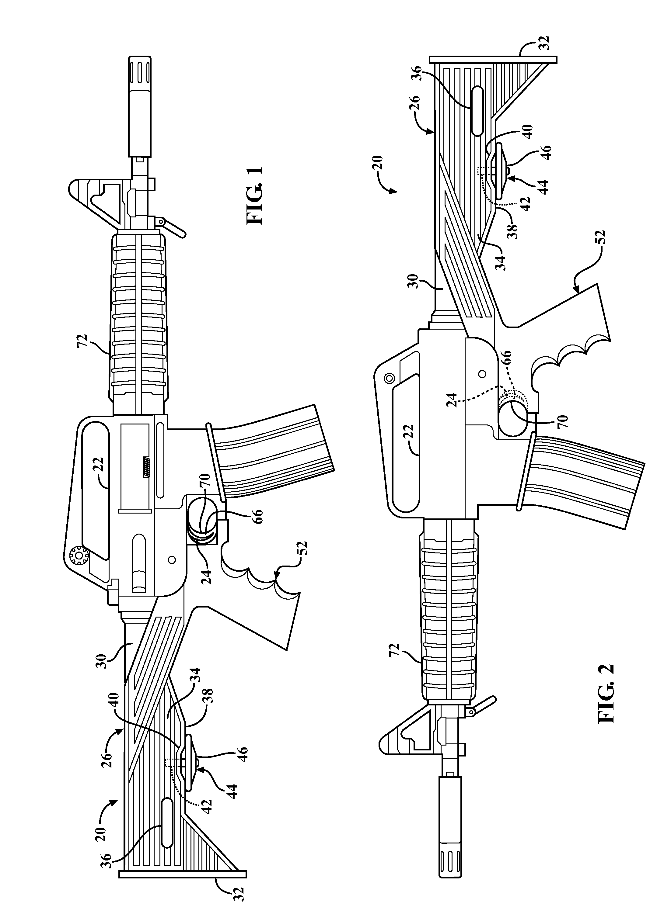 Handle for a semi-automatic firearm