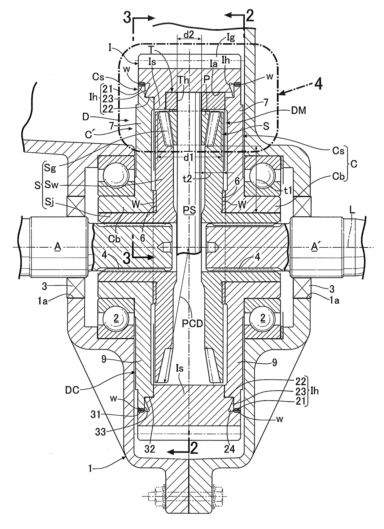 Differential device