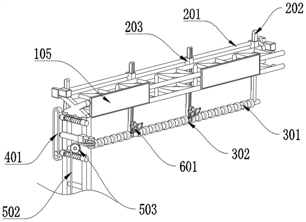 Road and bridge traffic height limiting device based on municipal buildings