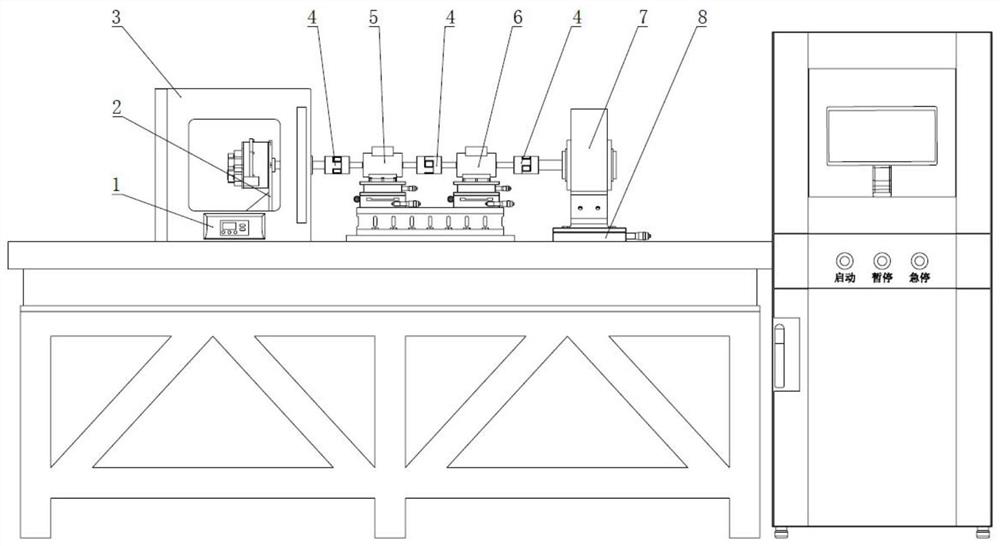 Torque measuring system special for butt-joint lock driving combination and in-situ calibration method