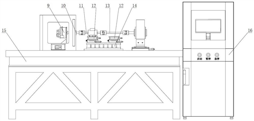 Torque measuring system special for butt-joint lock driving combination and in-situ calibration method