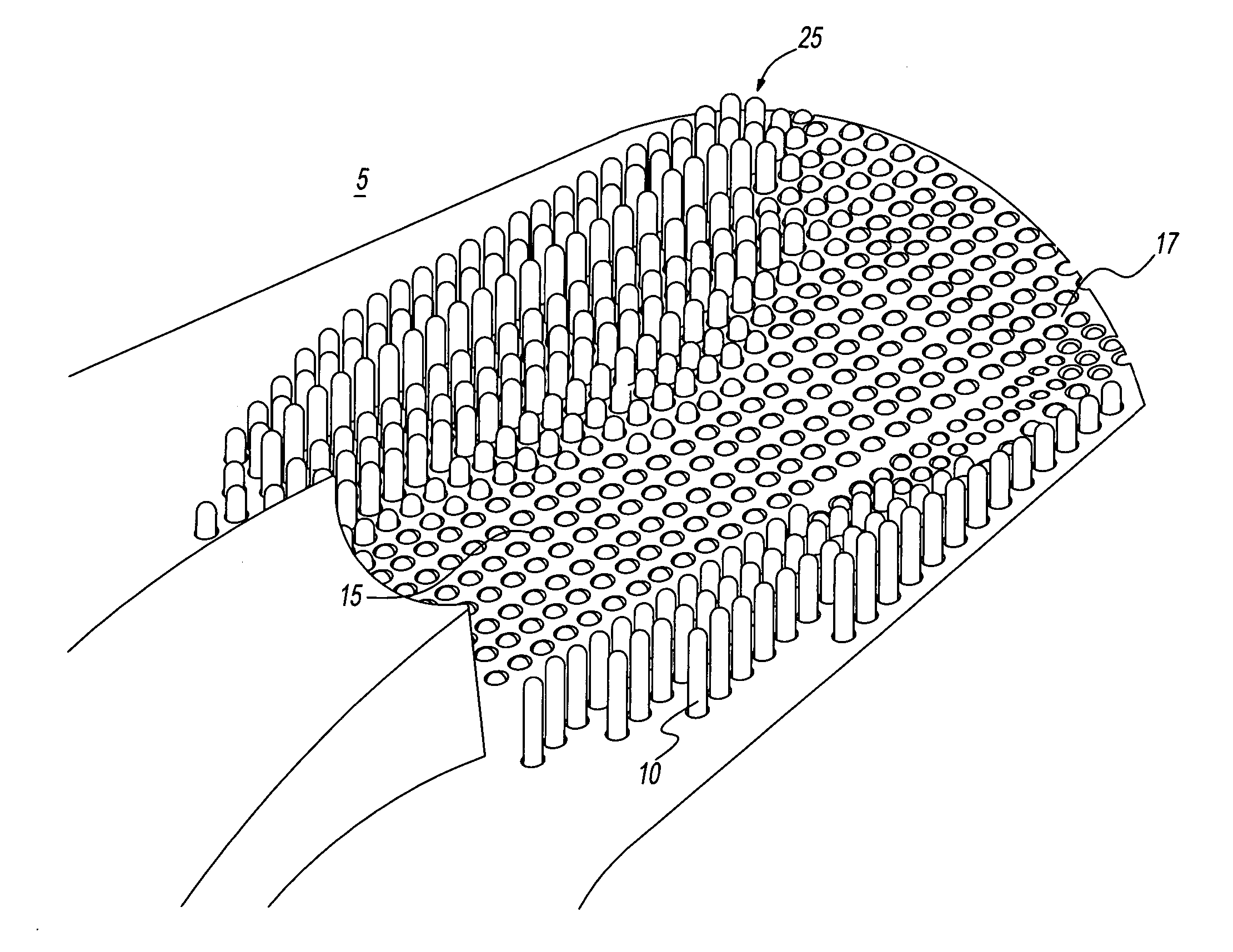 Method and system for capturing and supporting 3-D contour