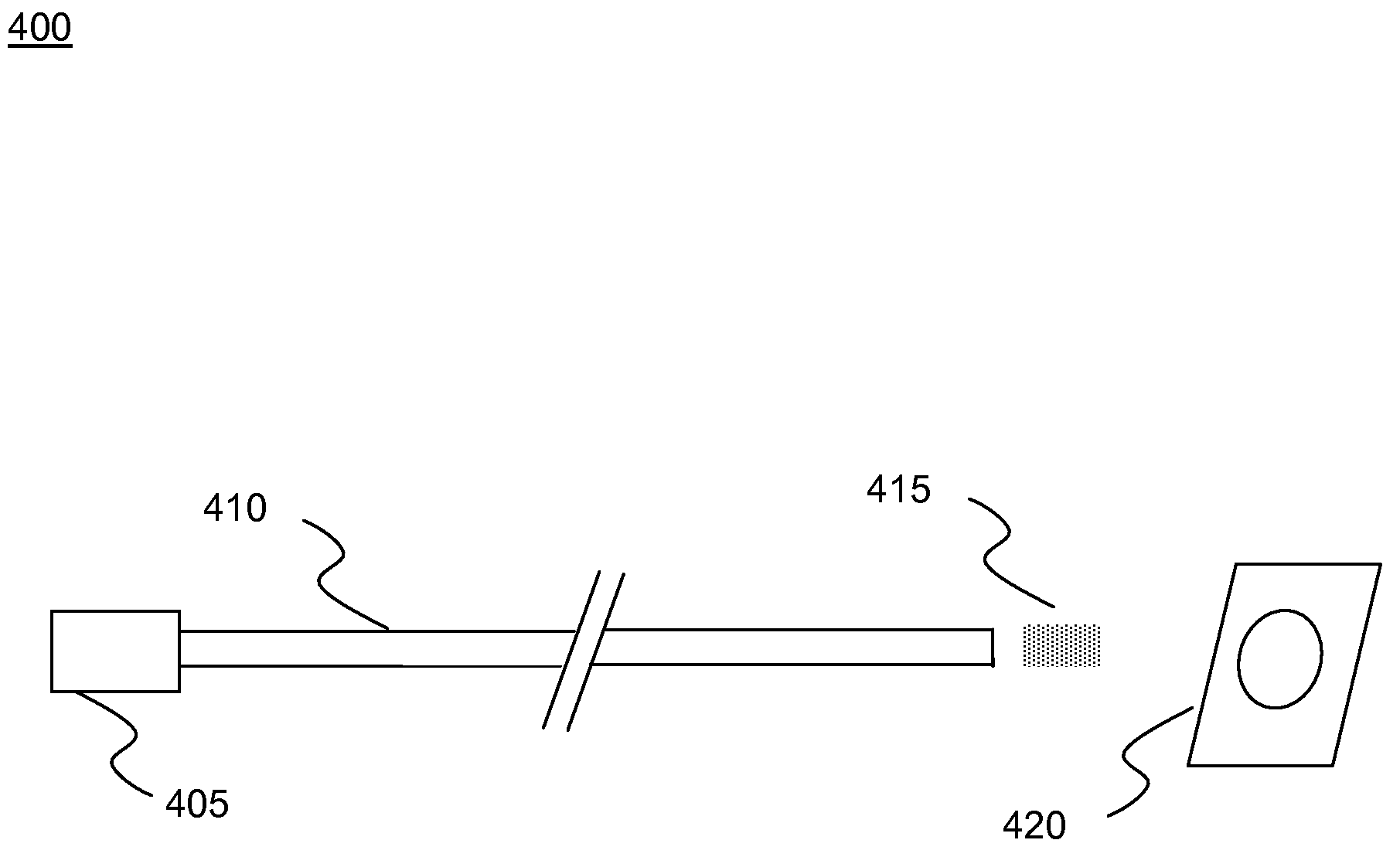 Optical beam flattening using multi-mode fiber