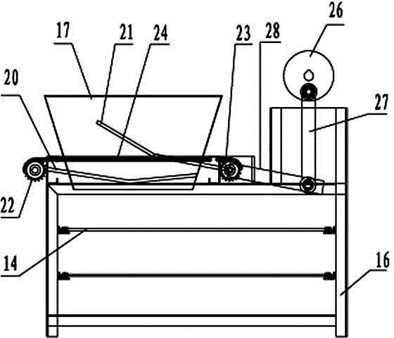 Continuous production method of hot-and-dry noodles, and special production line