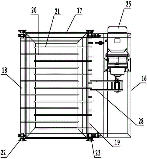 Continuous production method of hot-and-dry noodles, and special production line