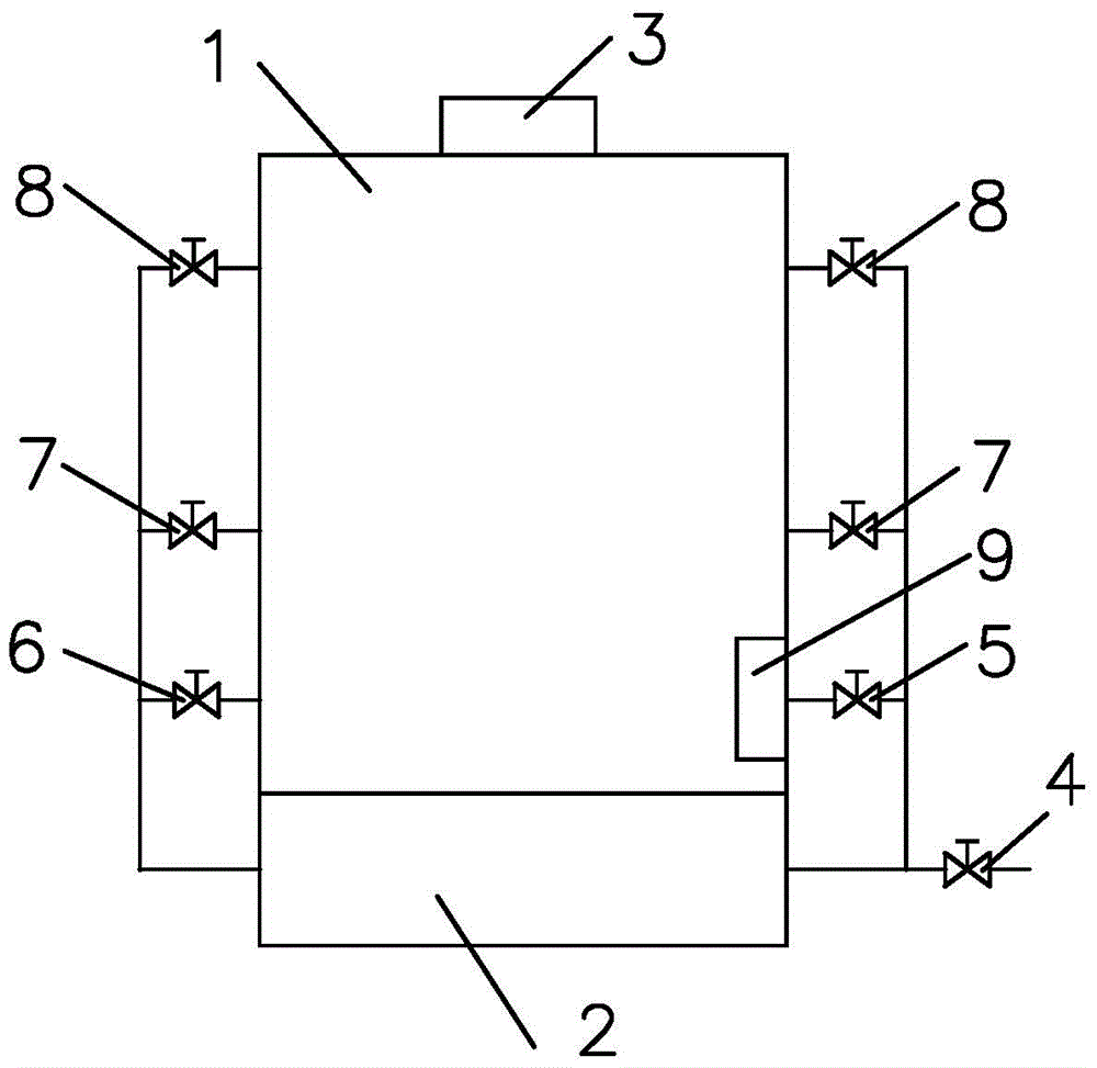 Negative pressure drying device