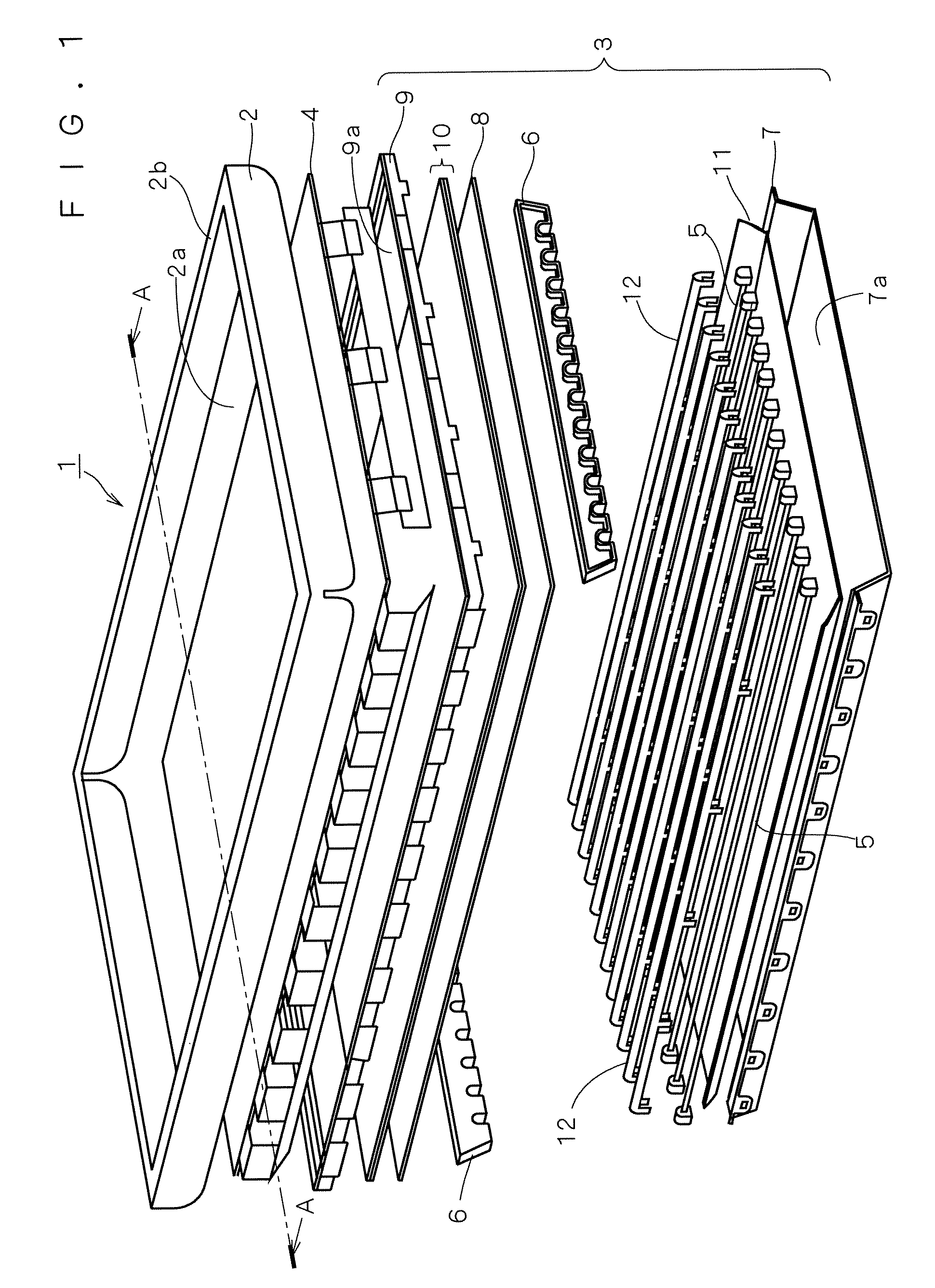 Plane light-source device