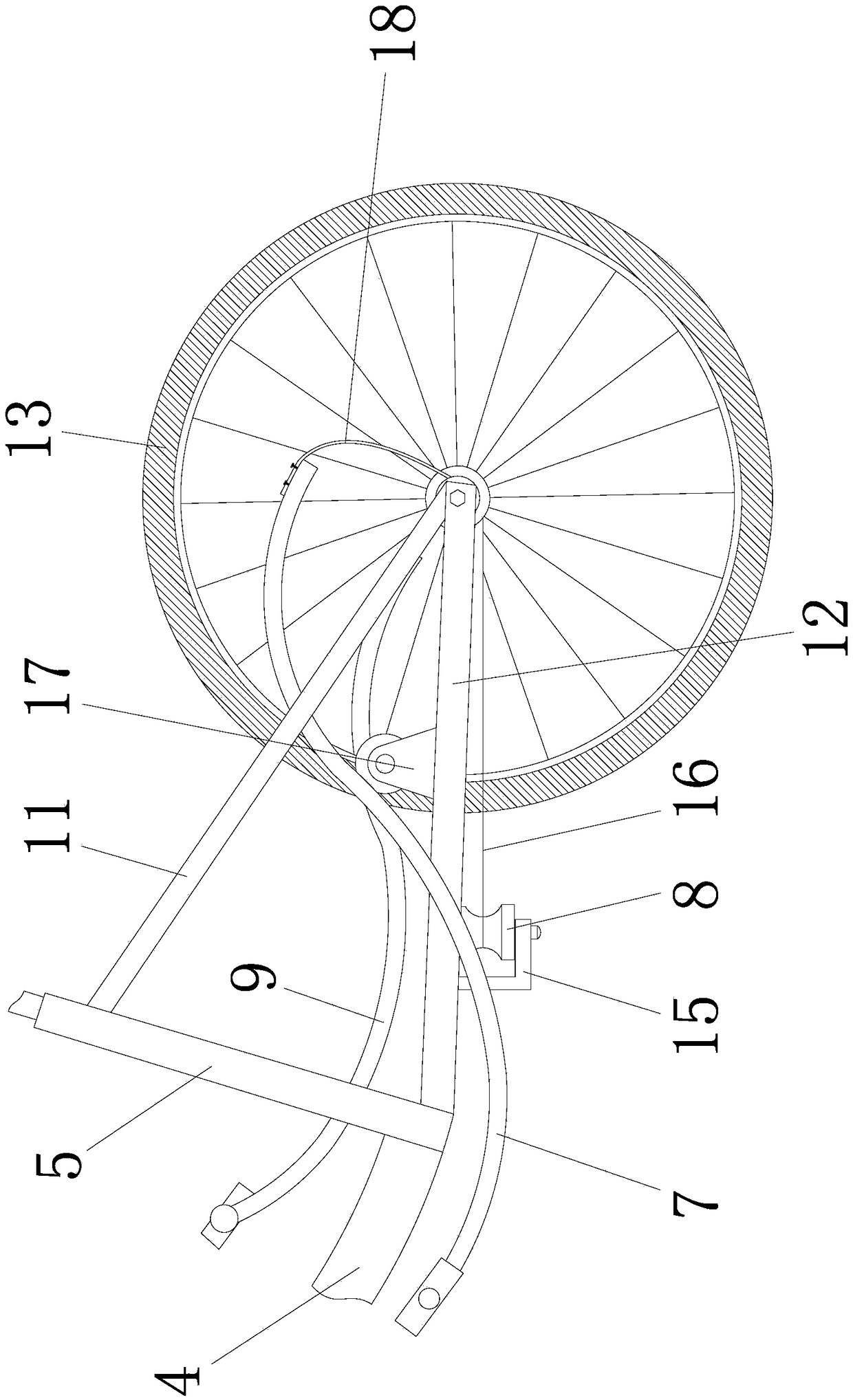 Chainless double fly linkage lever direct drive bicycle