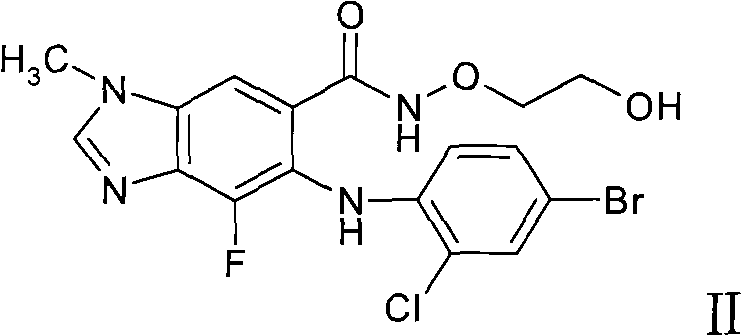 Pharmaceutical composition containing hepatocyte growth factor receptor inhibitor and mitogen extracellular kinase inhibitor and application thereof