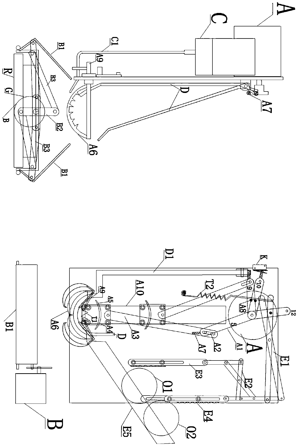 Domestic full-automatic poached egg frying machine