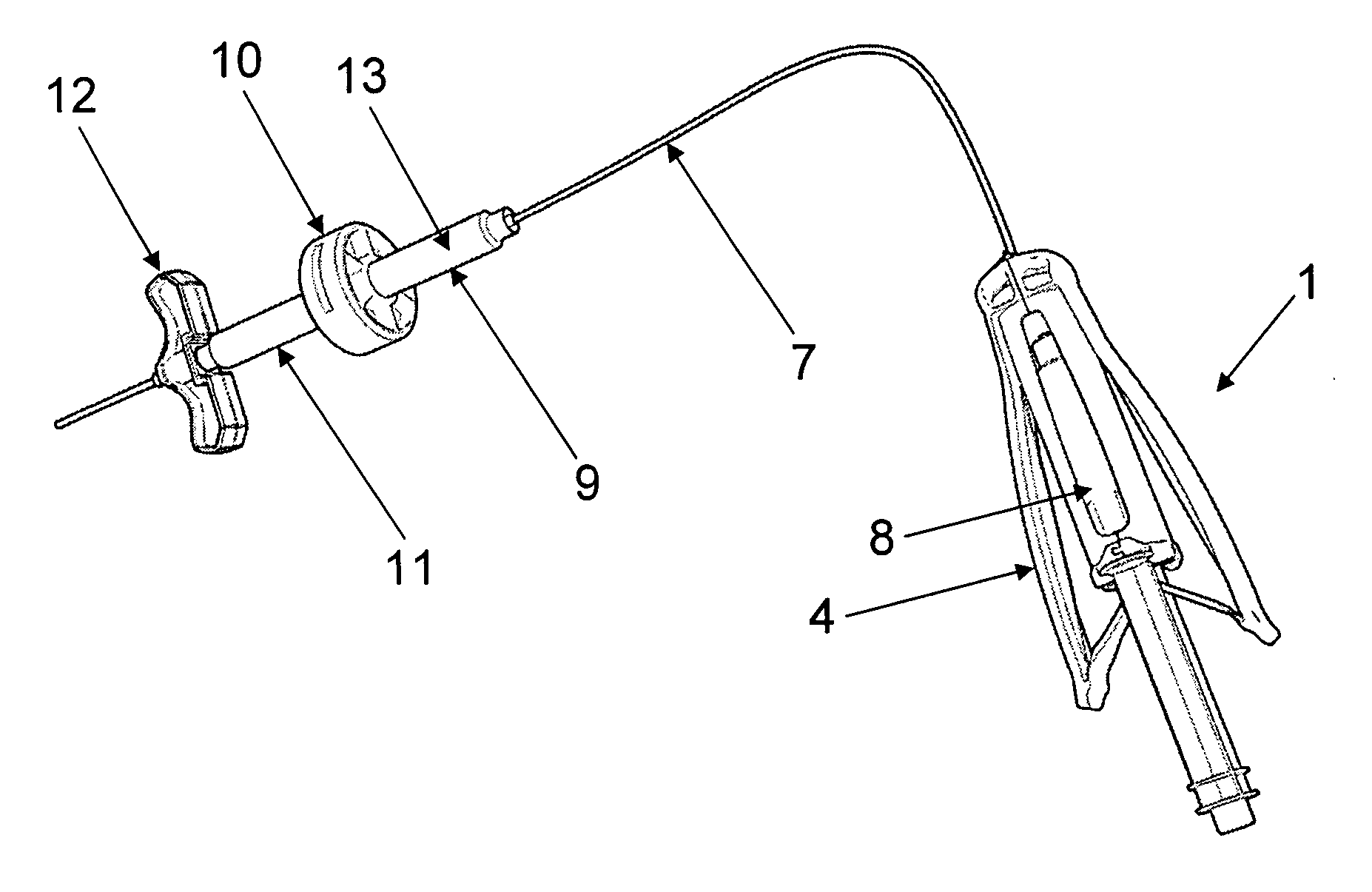 Mixing and injection system for injectable biomaterials or artificial materials in orthopaedic applications