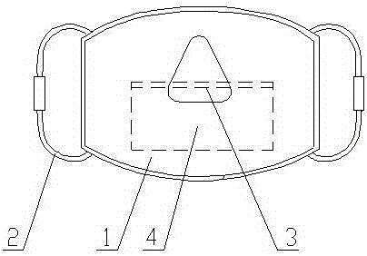 Three-dimensional bacterium-resisting and filtering gauze mask